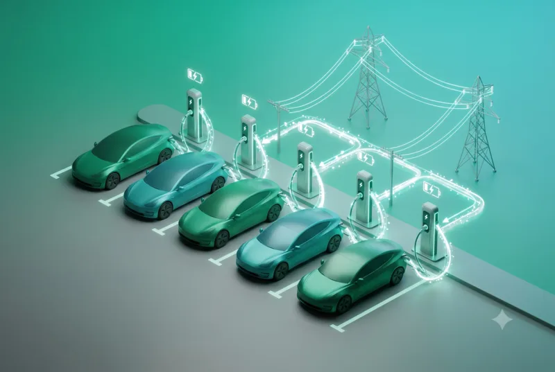 BiFlex-Industrie – Elektrofahrzeuge und bidirektionales Laden